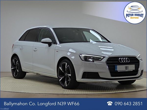Audi A3 Hatchback, Diesel, 2018, White