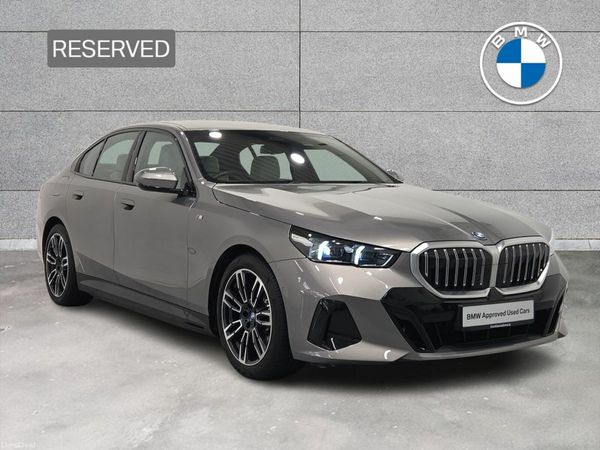 BMW 5-Series Saloon, Petrol Plug-in Hybrid, 2024, Grey