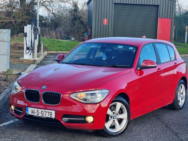 BMW 1-Series Hatchback, Petrol, 2014, Red