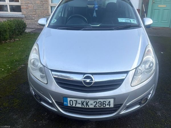 Opel Corsa Hatchback, Petrol, 2007, Silver