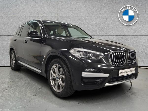 BMW X3 SUV, Petrol Plug-in Hybrid, 2021, Black
