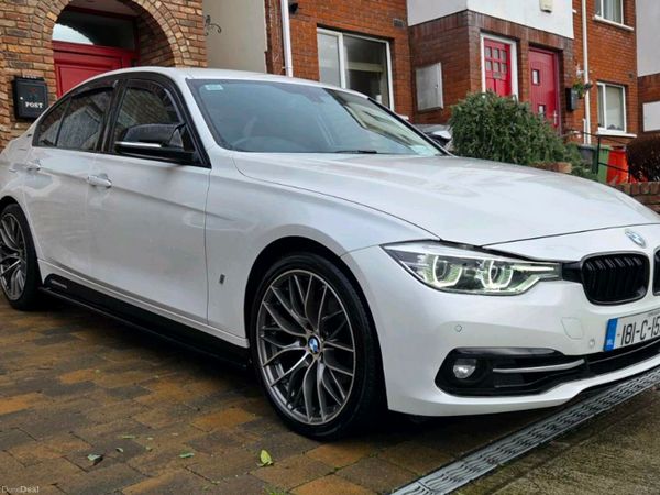 BMW 3-Series Saloon, Petrol Plug-in Hybrid, 2018, White