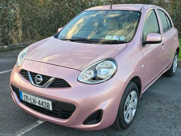 Nissan March Hatchback, Petrol, 2017, Pink