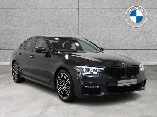 BMW 5-Series Saloon, Petrol Plug-in Hybrid, 2018, Grey