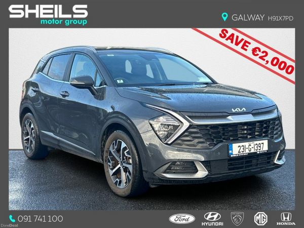 Kia Sportage SUV, Petrol Hybrid, 2023, Grey