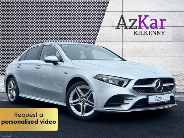 Mercedes-Benz A-Class Saloon, Petrol Hybrid, 2020, Silver