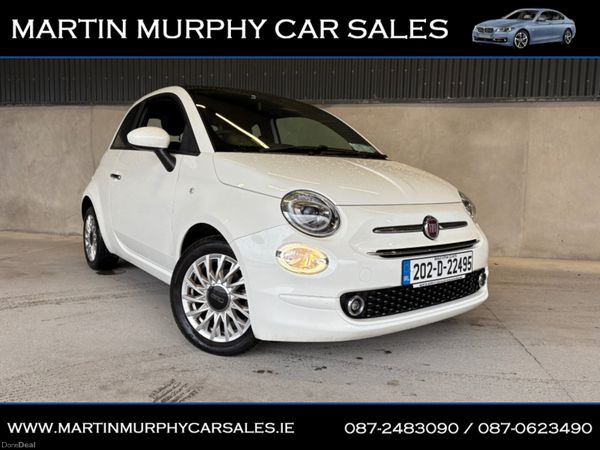 Fiat 500 Hatchback, Petrol, 2020, White
