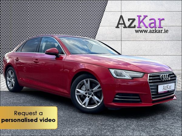 Audi A4 Saloon, Diesel, 2018, Red