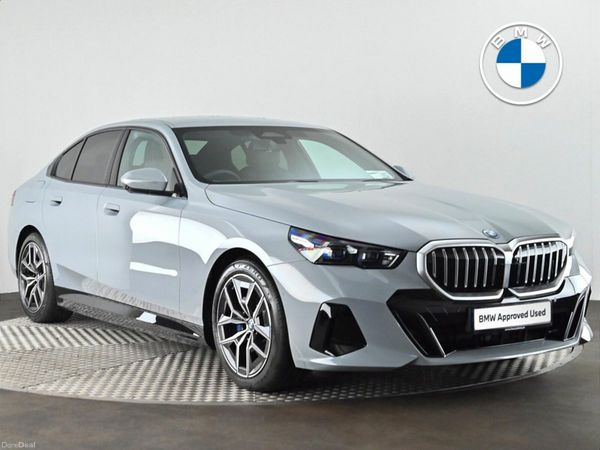 BMW 5-Series Saloon, Petrol Plug-in Hybrid, 2025, Grey