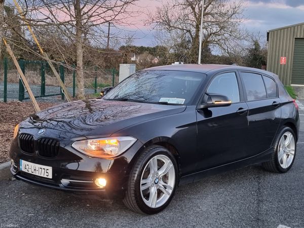 BMW 1-Series Hatchback, Diesel, 2014, Black