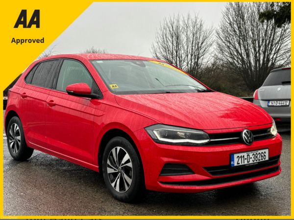 Volkswagen Polo Hatchback, Petrol, 2021, Red