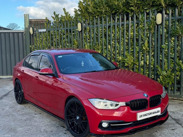 BMW 3-Series Saloon, Petrol, 2018, Red