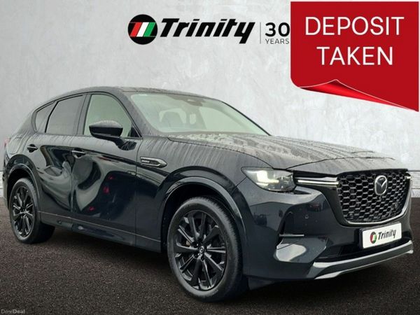 Mazda CX-60 SUV, Petrol Plug-in Hybrid, 2023, Black