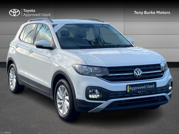 Volkswagen T-Cross Hatchback, Petrol, 2022, White