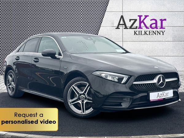 Mercedes-Benz A-Class Saloon, Petrol Plug-in Hybrid, 2021, Black
