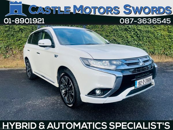 Mitsubishi Outlander SUV, Petrol Plug-in Hybrid, 2018, White