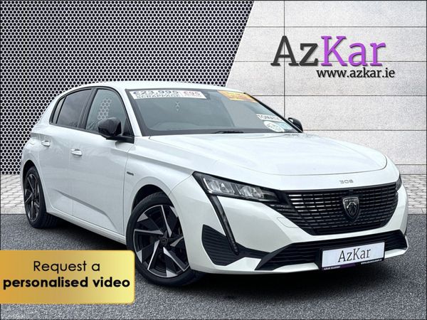 Peugeot 308 Hatchback, Petrol Plug-in Hybrid, 2022, White