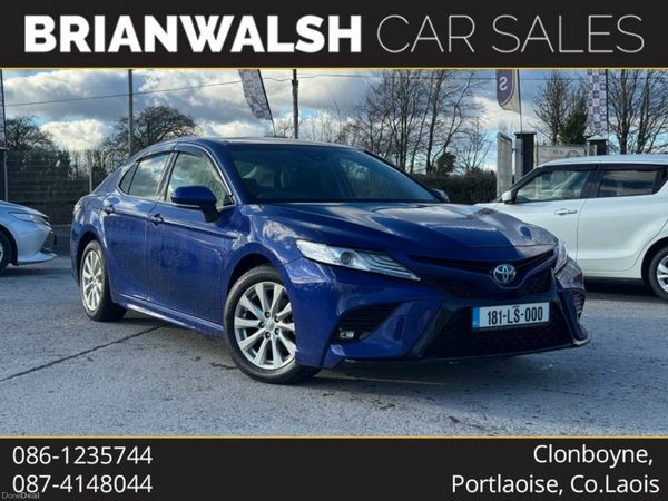 Toyota Camry Saloon, Petrol Hybrid, 2018, Blue