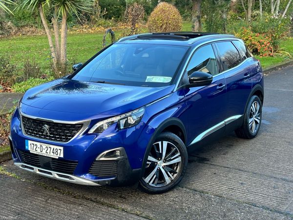 Peugeot 3008 SUV, Diesel, 2017, Blue