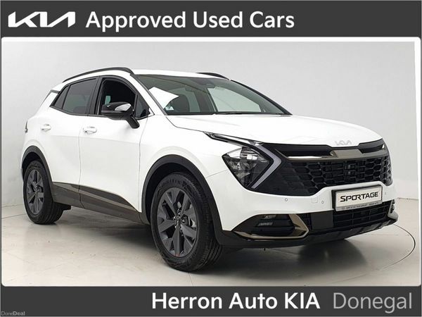 Kia Sportage SUV, Petrol Hybrid, 2024, White