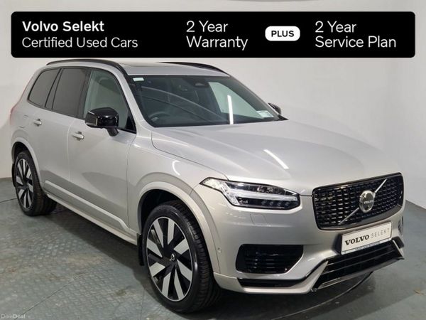Volvo XC90 SUV, Petrol Plug-in Hybrid, 2023, Silver
