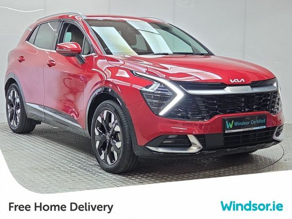 Kia Sportage SUV, Petrol Plug-in Hybrid, 2023, Red