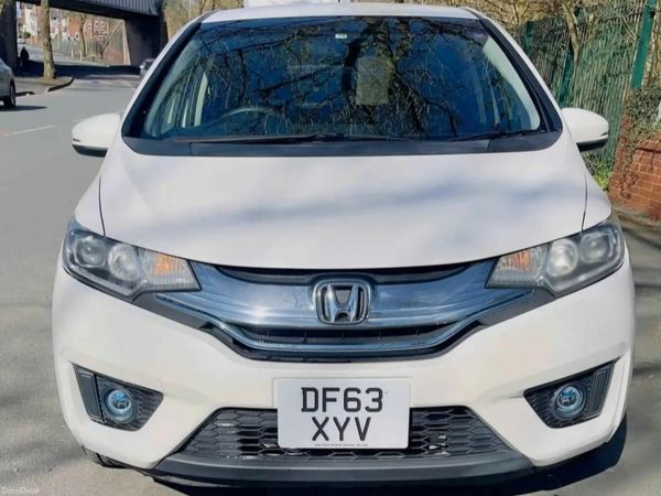 Honda Fit Hatchback, Petrol Hybrid, 2013, White