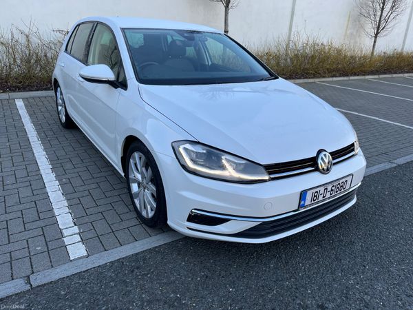 Volkswagen Golf Hatchback, Petrol, 2018, White