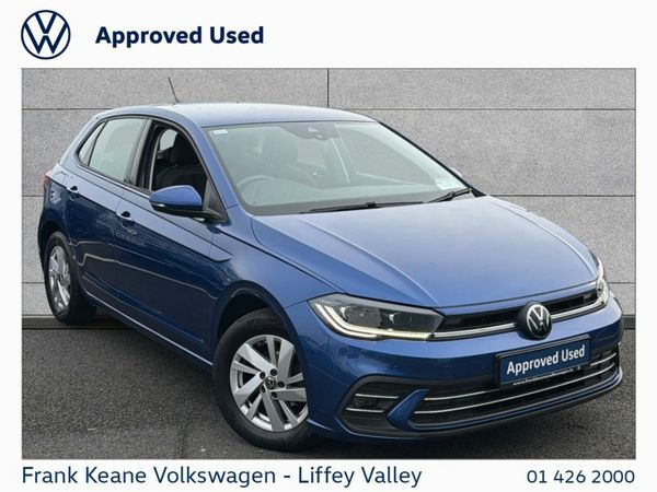 Volkswagen Polo Hatchback, Petrol, 2023, Blue