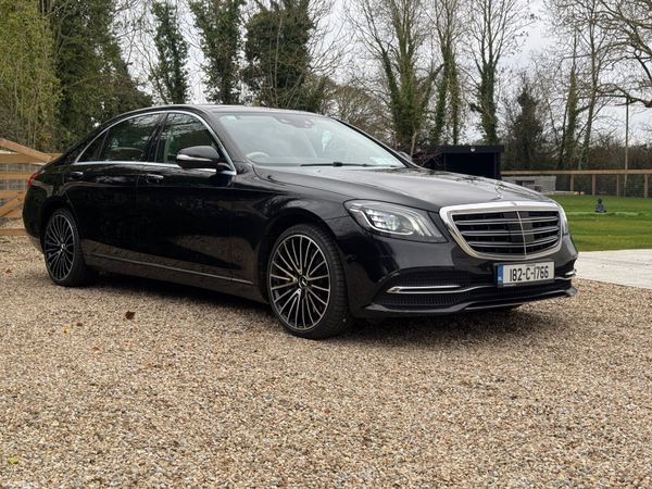 Mercedes-Benz S-Class Saloon, Petrol Hybrid, 2018, Black