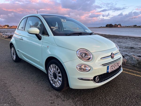 Fiat 500 Hatchback, Petrol, 2017, Green