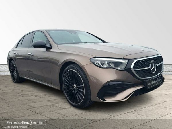 Mercedes-Benz E-Class Saloon, Diesel Plug-in Hybrid, 2025, Brown