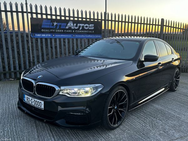 BMW 5-Series Saloon, Diesel, 2018, Black