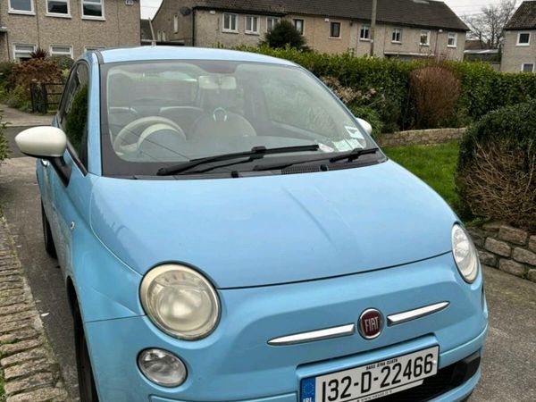 Fiat 500 Hatchback, Petrol, 2013, Blue