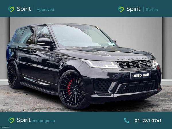 Land Rover Range Rover Sport SUV, Petrol Plug-in Hybrid, 2021, Black