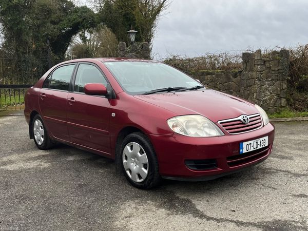 Toyota Corolla Saloon, Diesel, 2007, Red