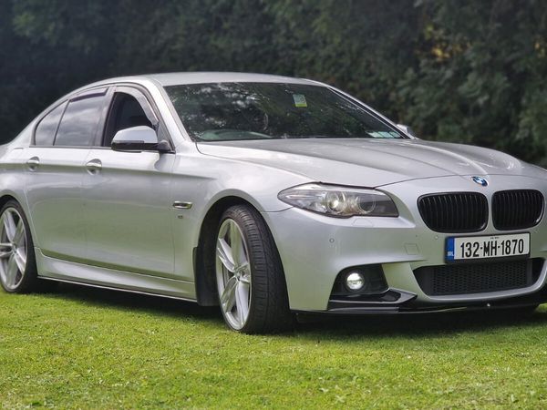 BMW 5-Series Saloon, Diesel, 2013, Silver