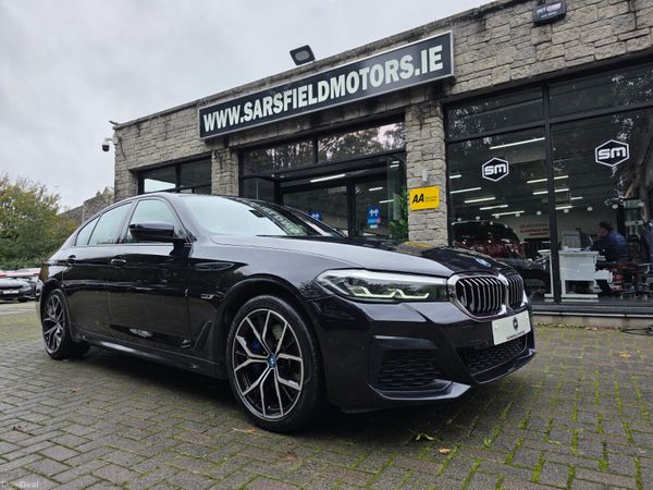 BMW 5-Series Saloon, Petrol Plug-in Hybrid, 2021, Black