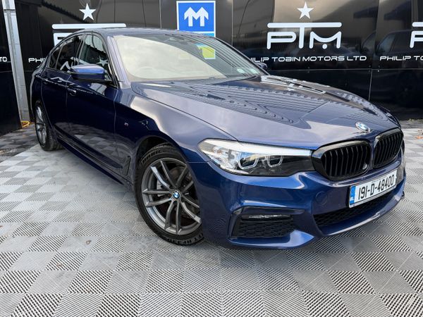 BMW 5-Series Saloon, Petrol, 2019, Blue