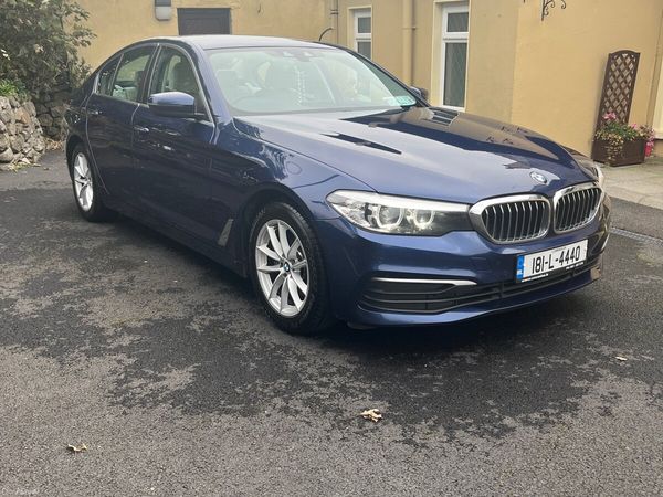 BMW 5-Series Saloon, Diesel, 2018, Blue