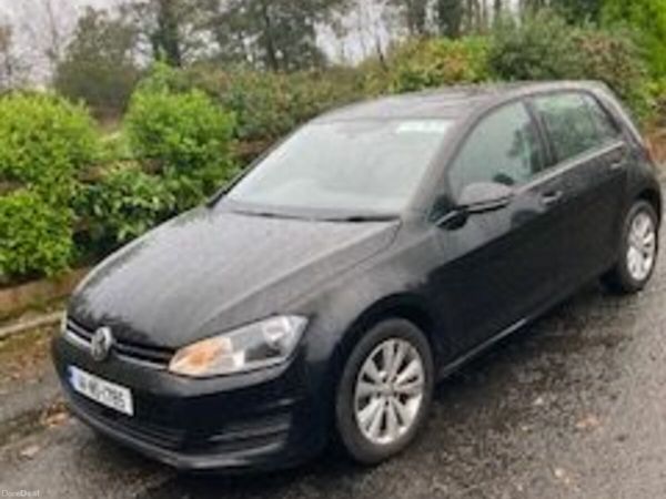 Volkswagen Golf Hatchback, Diesel, 2014, Black