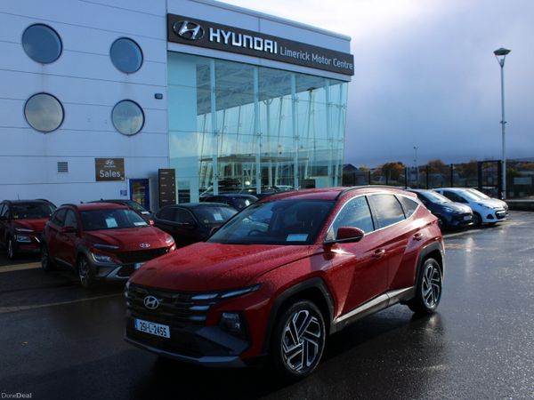 Hyundai Tucson SUV, Petrol Plug-in Hybrid, 2025, Red