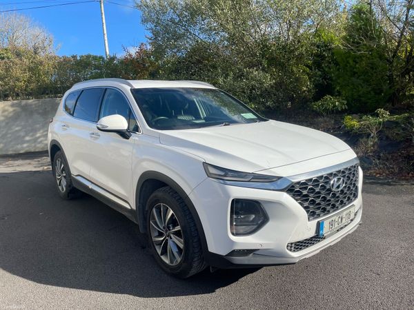 Hyundai Santa Fe SUV, Diesel, 2019, White