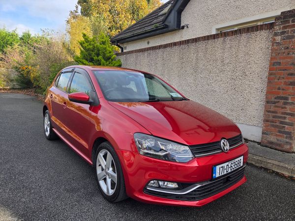 Volkswagen Polo Hatchback, Petrol, 2017, Red