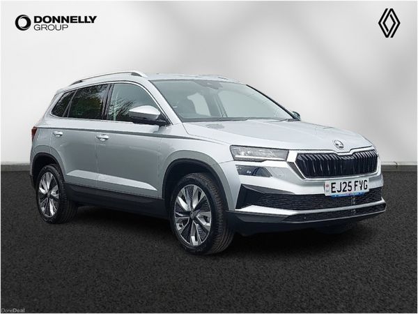 Skoda Karoq Estate, Petrol, 2025, Silver