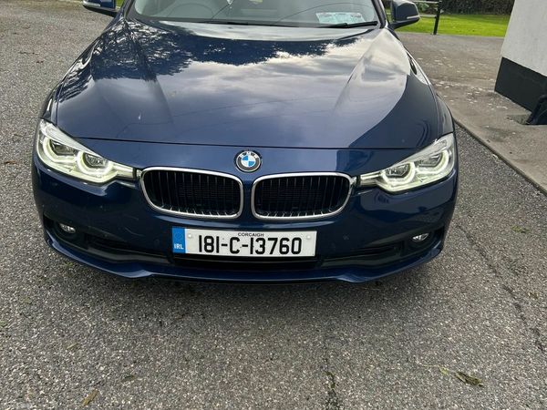 BMW 3-Series Saloon, Diesel, 2018, Blue
