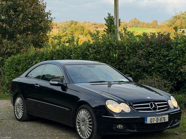 Mercedes-Benz CLK Coupe, Petrol, 2007, Black