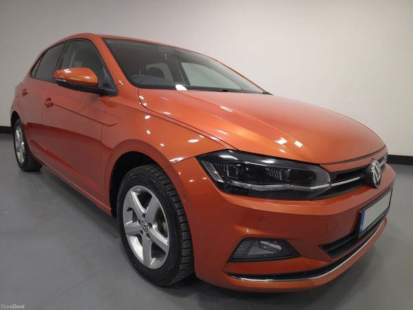 Volkswagen Polo Hatchback, Petrol, 2018, Orange