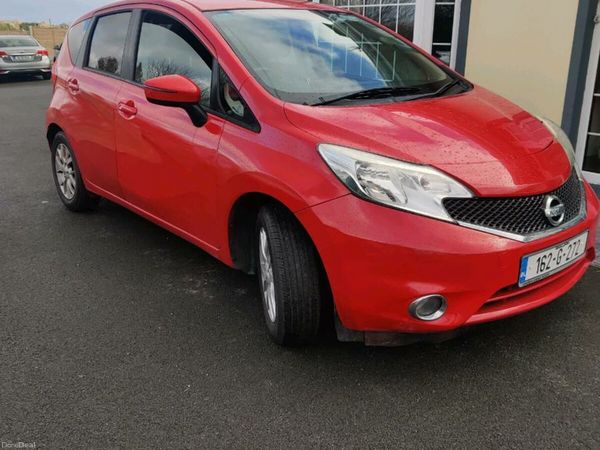 Nissan Note MPV, Petrol, 2016, Red
