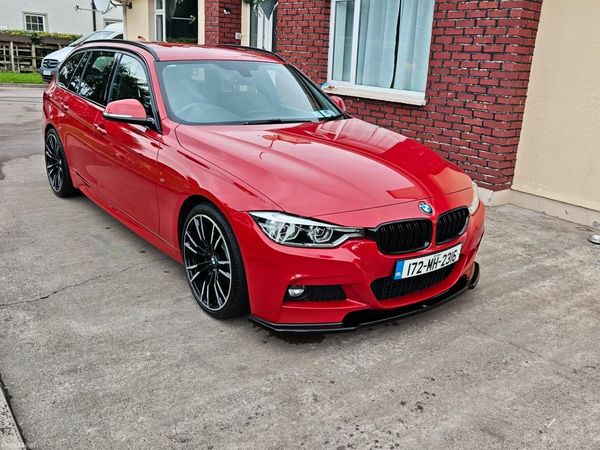 BMW 3-Series Estate, Diesel, 2017, Red